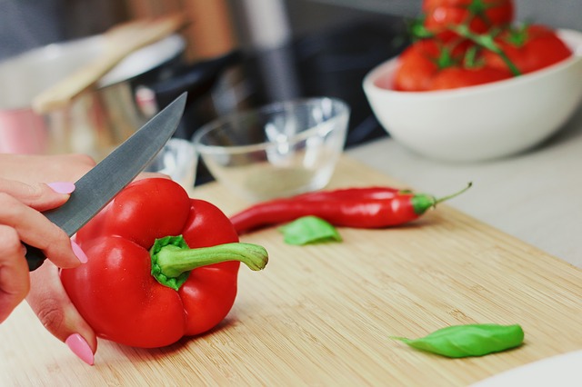 Červená paprika, zdravý život, život bez masa.